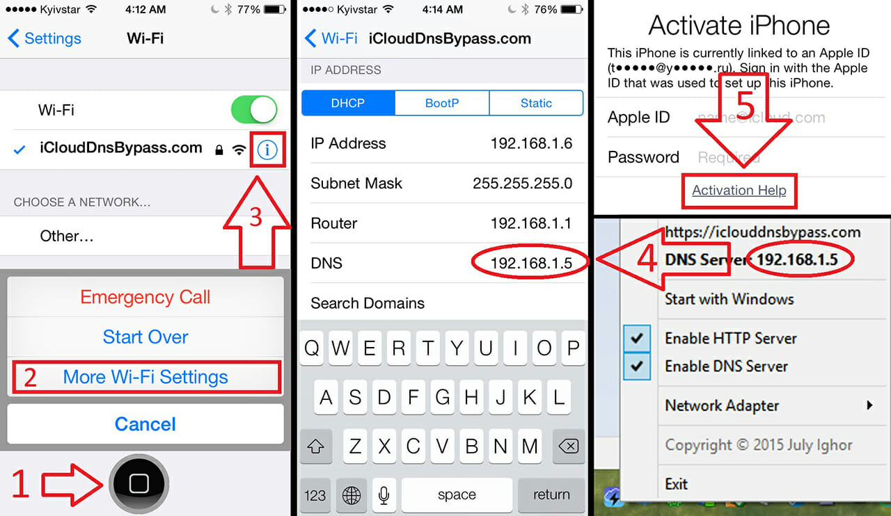 Как подключить днс сервер на айфон 11 iCloud DNS Bypass - Загрузки